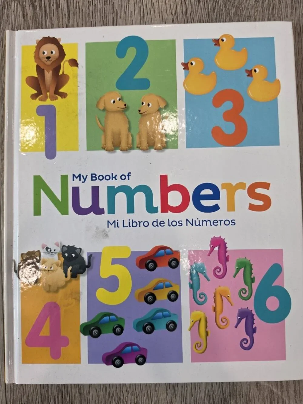 My Book Of Numbers Hardcover Bilingual Counting Book For Kids spanish english
